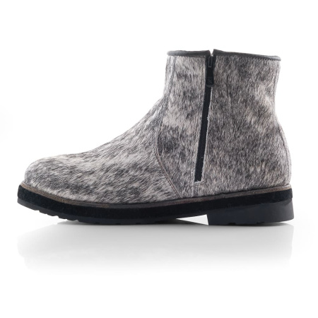 Мужские ботинки из камуса лошади на молнии